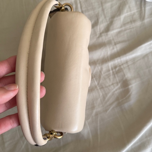 COACH Pillow Tabby Shoulder Bag 18, Cream - Picture 10 of 10
